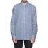 Сорочка HUF Course L/S Chambray shirt blue