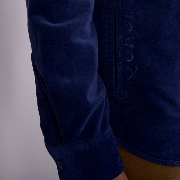 Вельветова куртка Quasi Corduroy shirt jacket navy