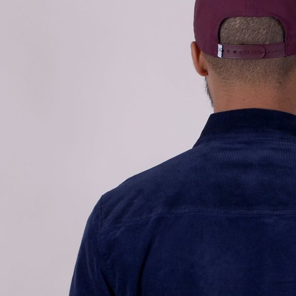 Вельветова куртка Quasi Corduroy shirt jacket navy