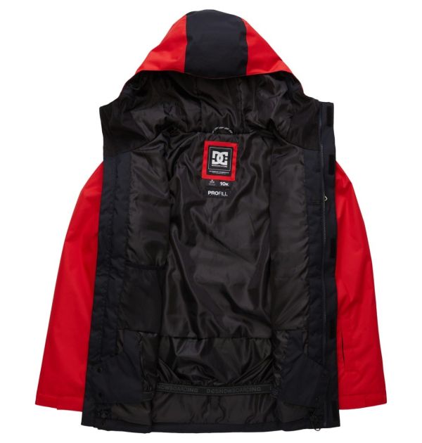Сноубордична куртка DC Defy racing red