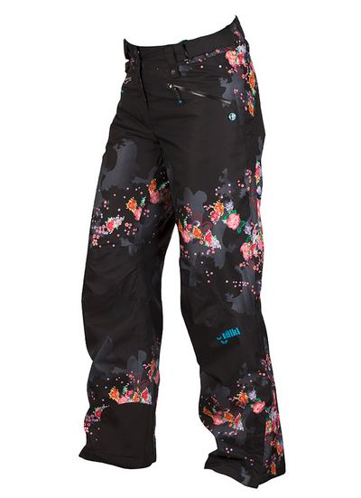 Жіночі штани Volkl Nanga pants black print