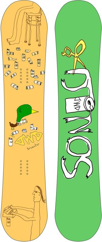Сноуборд Dinosaurs will die Brewster 155см