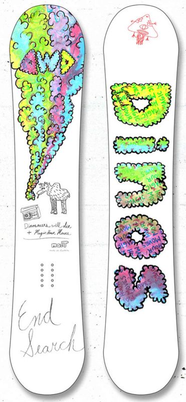 Сноуборд Dinosaurs will die Maet 155см