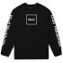 Лонгслів HUF Domestic ls tee black