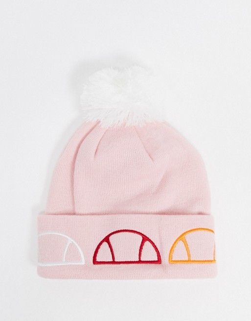 Шапка Ellesse Q3FA20 Alevia pom pom beanie light pink