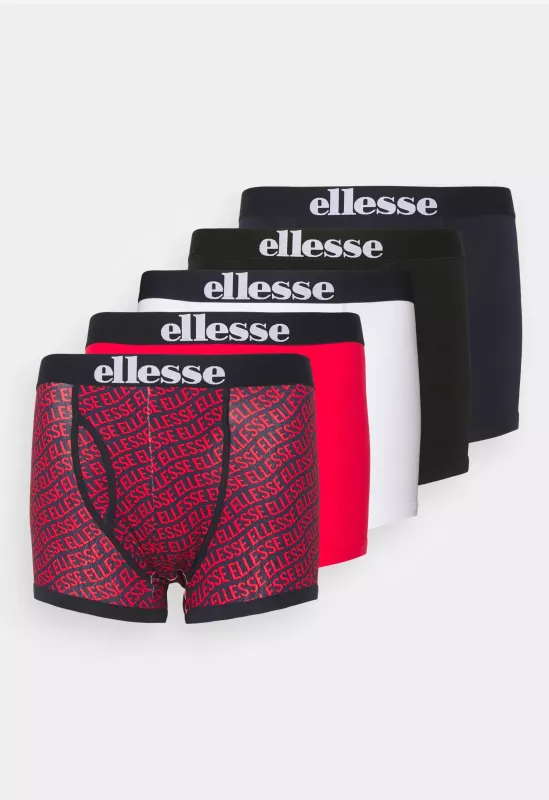 Комплект мужских трусов 5 пар Ellesse Arita 5Pk Trunks red/navy