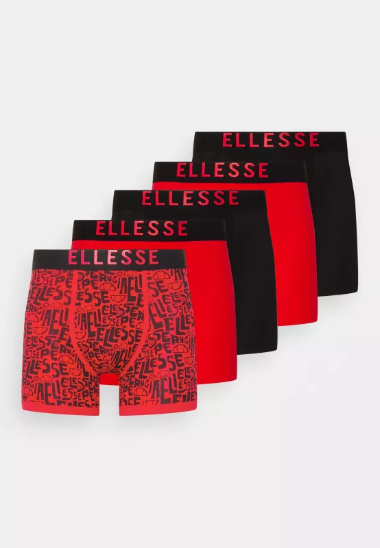 Ellesse Cosmo fashion 5Pk Trunks black/red