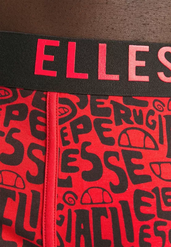 Ellesse Cosmo fashion 5Pk Trunks black/red
