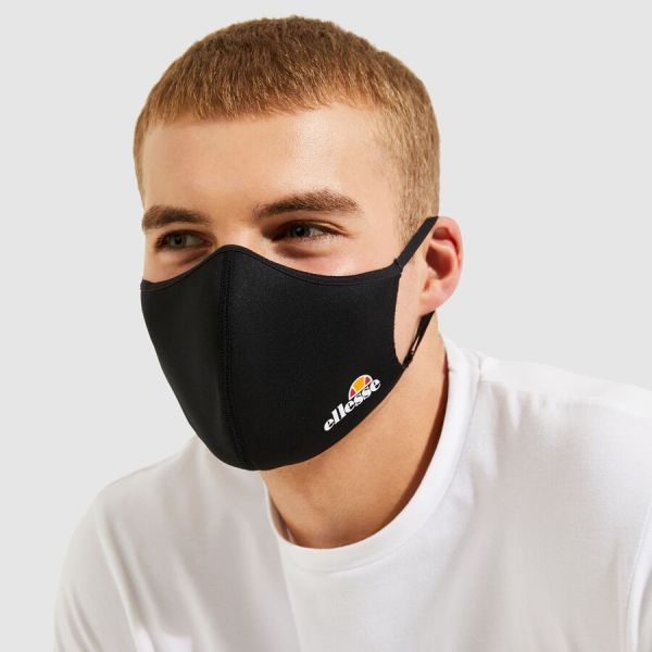 Захисна маска Ellesse Q3FA21 Palsito 3 Pk Face Covering black 3шт