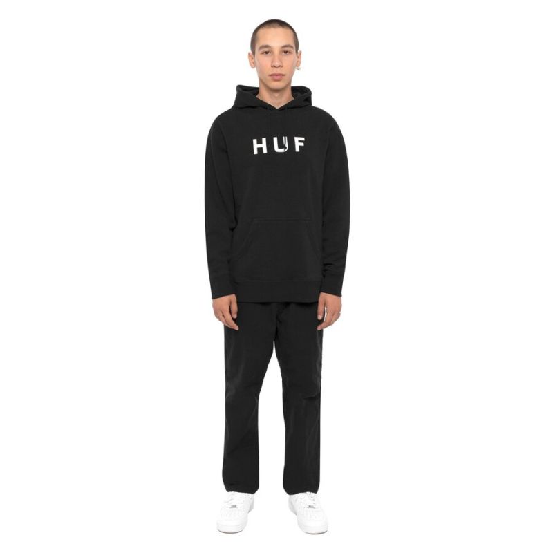 Худі HUF SU22 Essentials OG logo black
