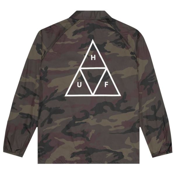 Куртка HUF SU19 Triple Triangle coaches jacket woodland