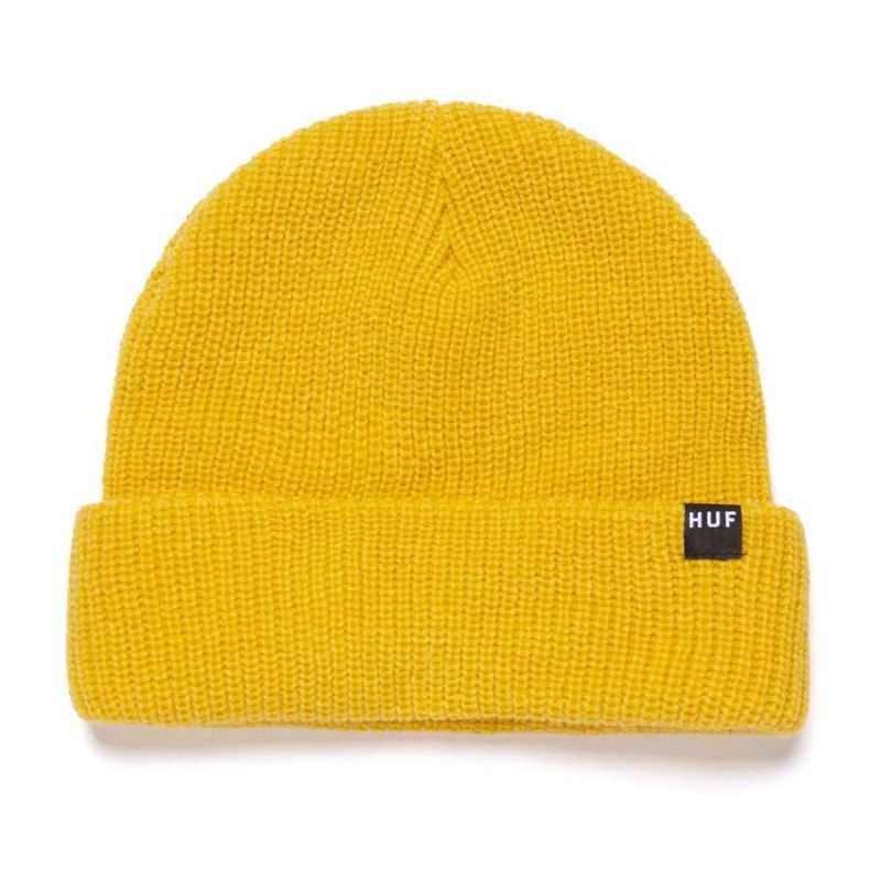 HUF FA22 Usual beanie gold