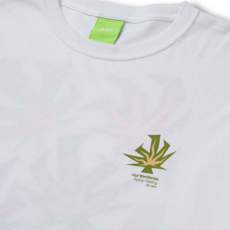 Лонгслів HUF HO22 Funny feeling ls white