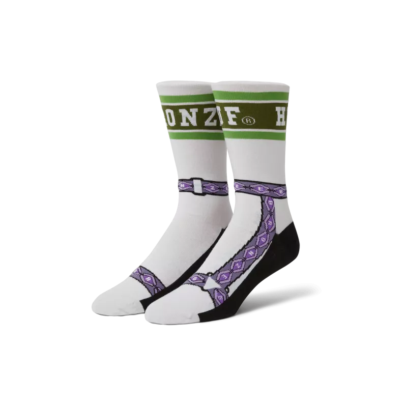 Шкарпетки HUF X Bronze HO24 Granola crew sock white