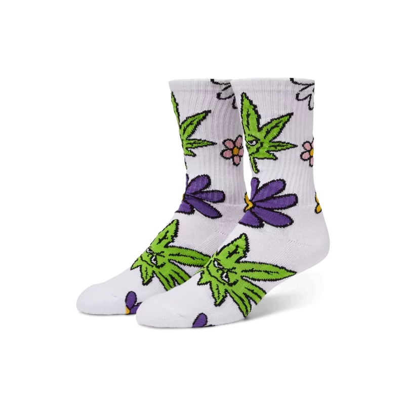 Шкарпетки HUF SP25 Green Buddy Allergies white