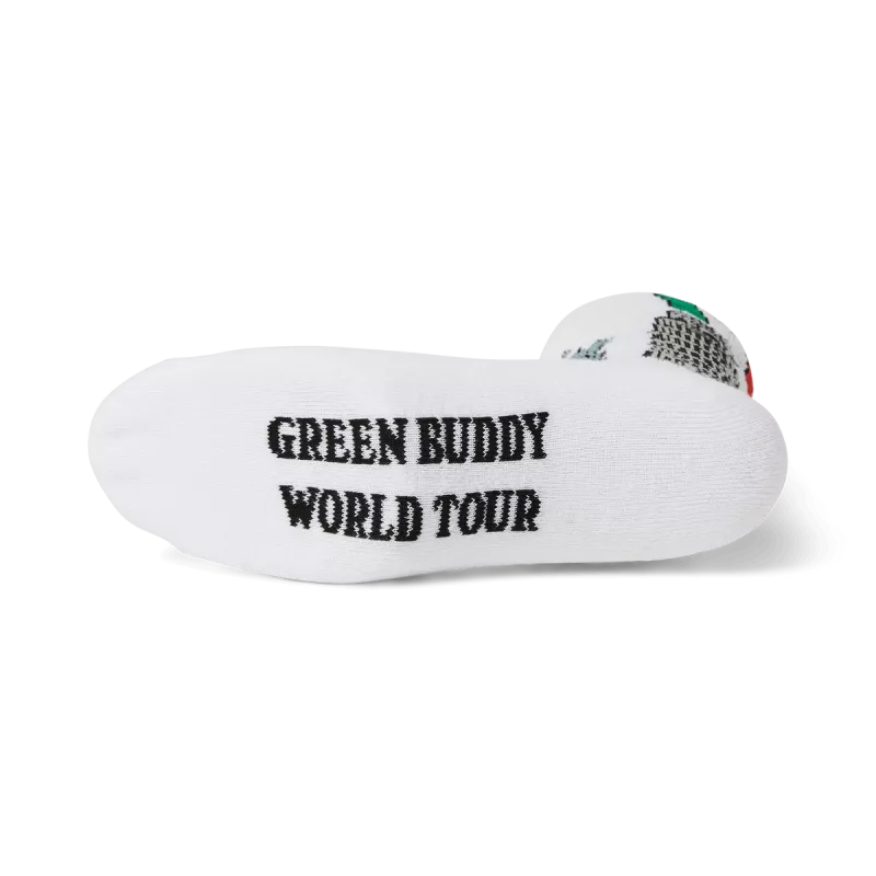 Шкарпетки HUF FA25 Green Buddy Tourist white