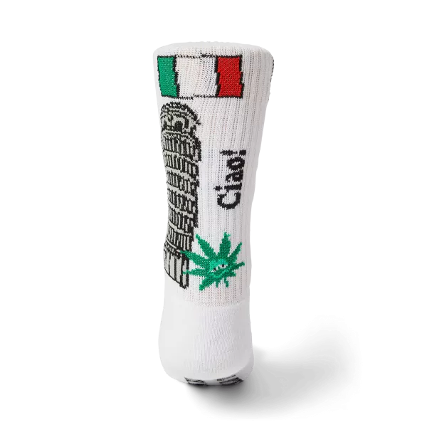 Шкарпетки HUF FA25 Green Buddy Tourist white