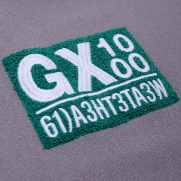 Худи GX1000 HO22 61 logo hoodie silver