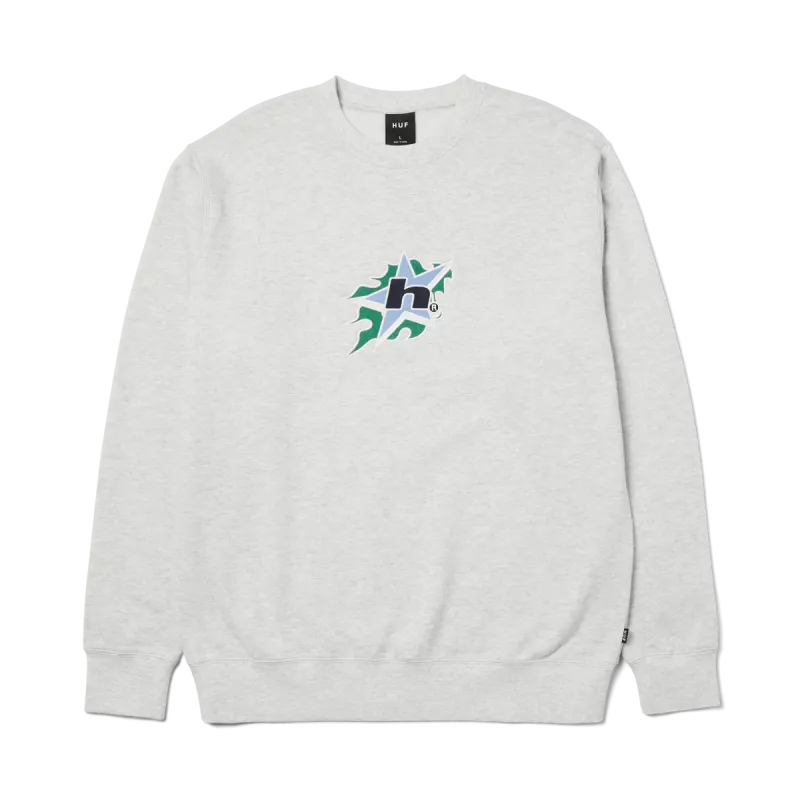 Світшот HUF SU25 H Bit crewneck ash