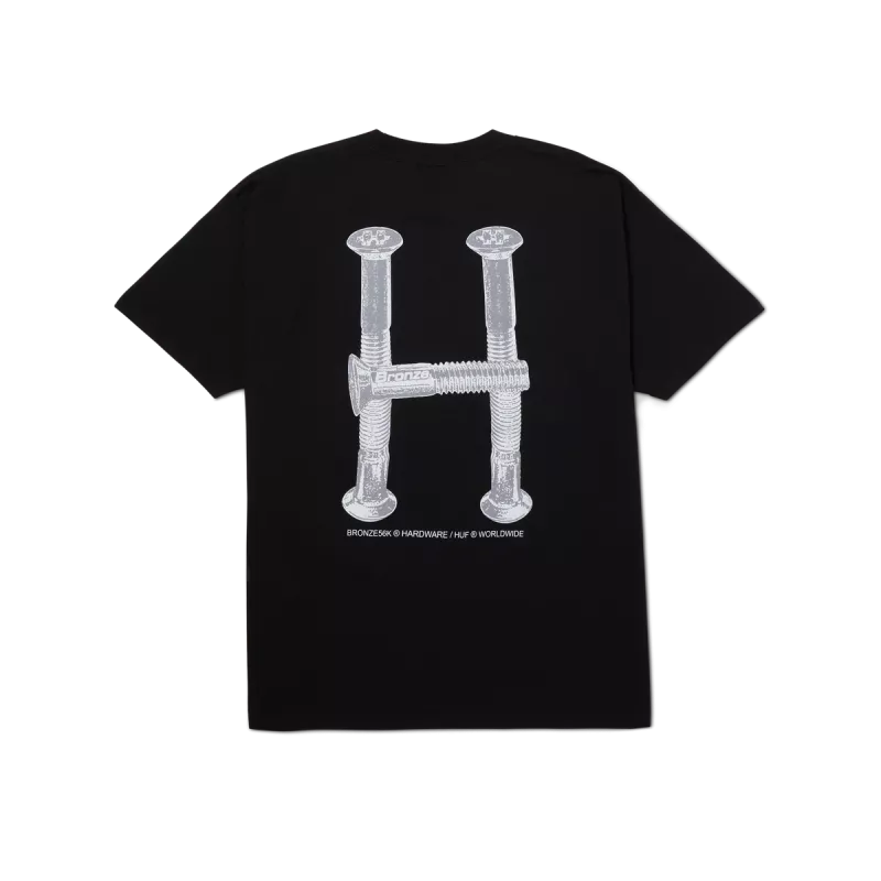 Футболка HUF X Bronze HO24 H Bolts TT black