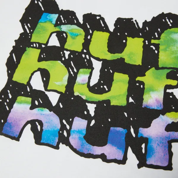 Футболка HUF SU26 Hand Stacked tee white
