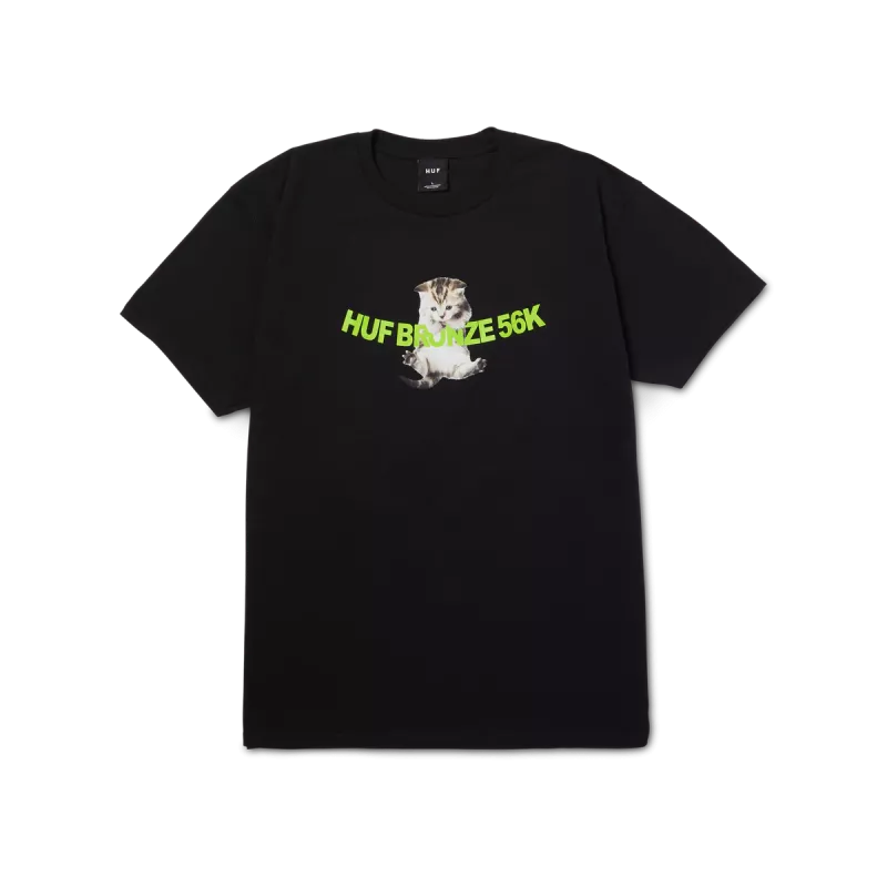 Футболка HUF X Bronze HO24 Hang in There tee black