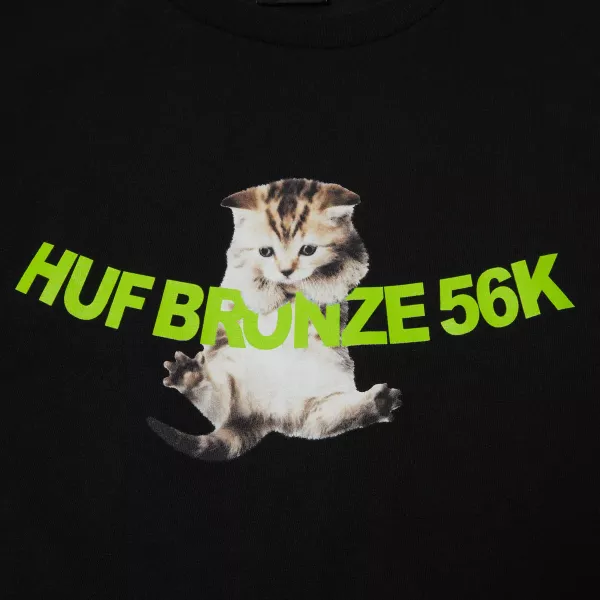 HUF X Bronze HO24 Hang in There tee black