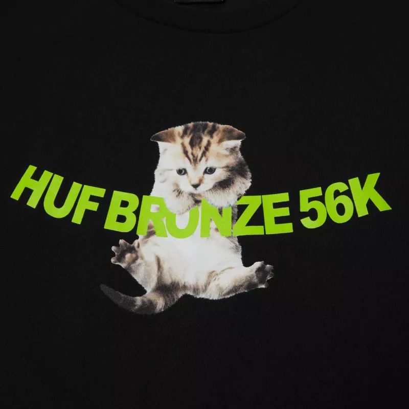 Футболка HUF X Bronze HO24 Hang in There tee black