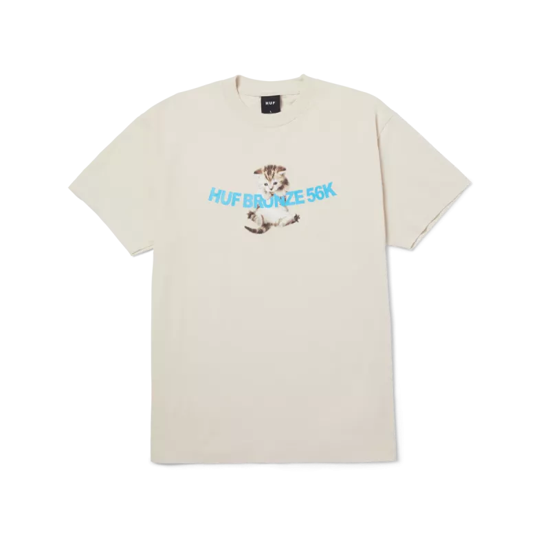 Футболка HUF X Bronze HO24 Hang in There tee natural
