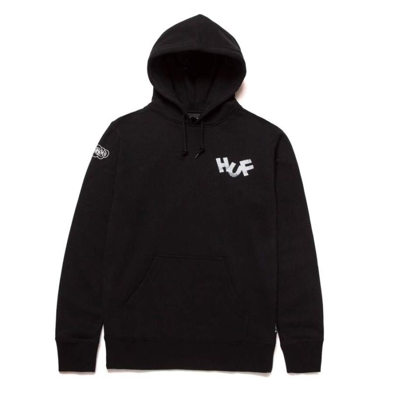 Худі HUF SP21 Haze brush hoodie black
