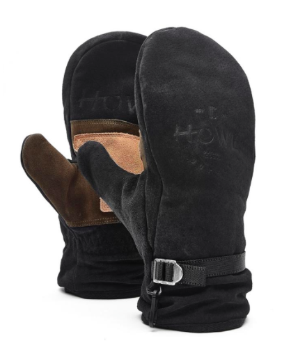 Замшеві сноубордичні рукавиці Howl Highland Mitt black