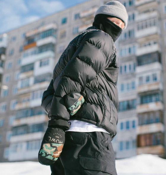 Сноубордичні рукавиці Howl Team Mitt black camo