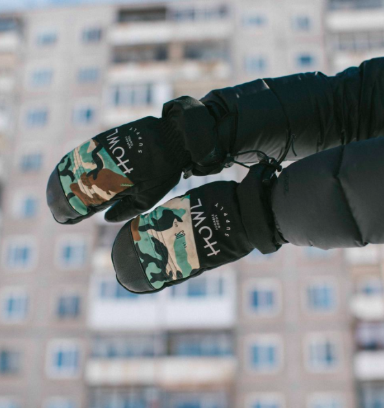 Сноубордичні рукавиці Howl Team Mitt black camo