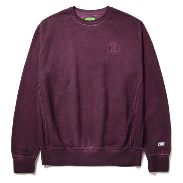 Світшот HUF FA22 12 Galaxies Faded wine