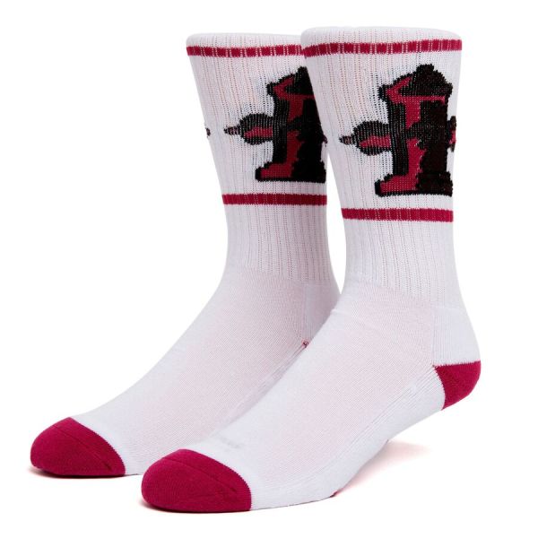 Шкарпетки HUF FA22 Bookened red