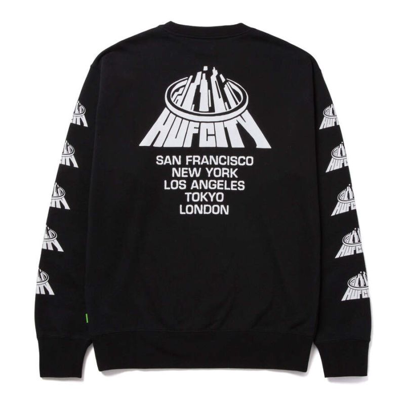 Світшот HUF HO22 City crewneck sweatshirt black