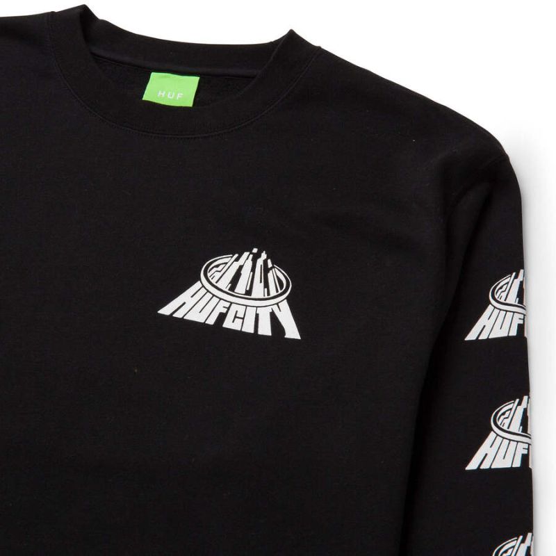 Світшот HUF HO22 City crewneck sweatshirt black