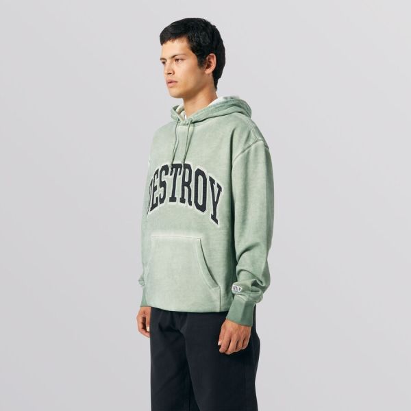 Худі HUF FA22 Destroy rebuild faded basil