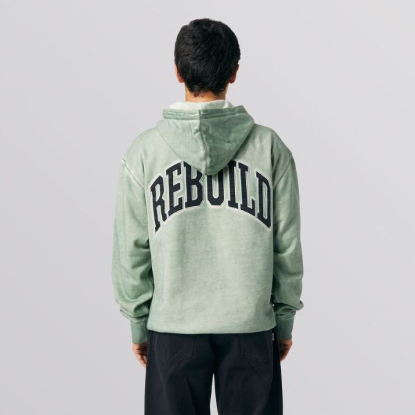Худі HUF FA22 Destroy rebuild faded basil