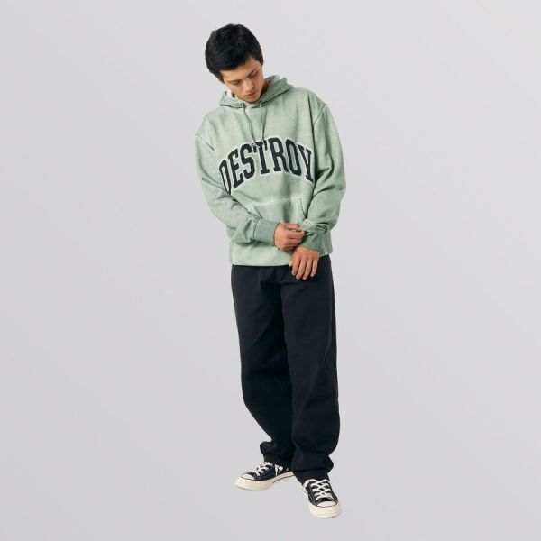 Худі HUF FA22 Destroy rebuild faded basil