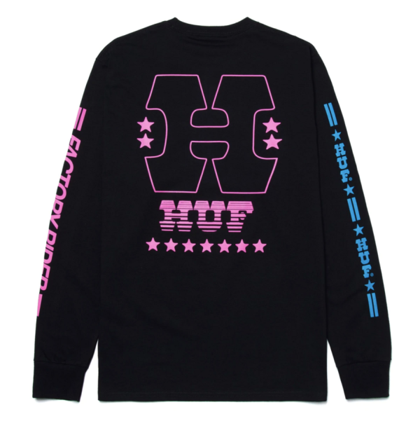 Лонгслів HUF Factory Rider black