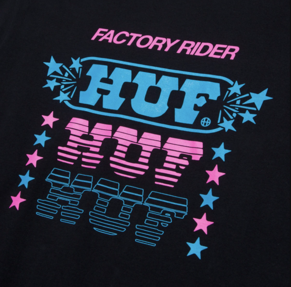Лонгслів HUF Factory Rider black