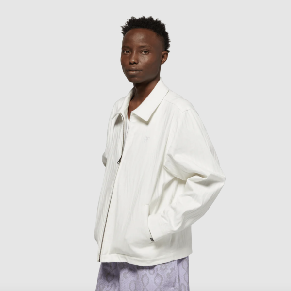 Куртка HUF SU24 Jaquard Tiger work jacket ivory