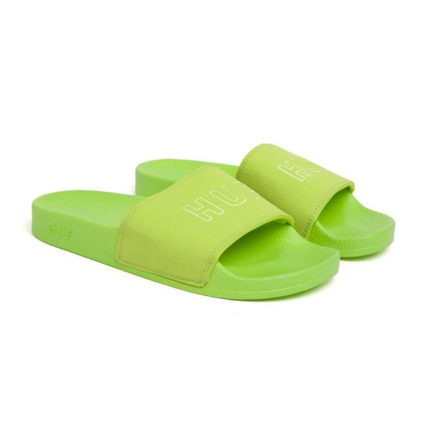 Шльопанці HUF FA22 OG logo slide green
