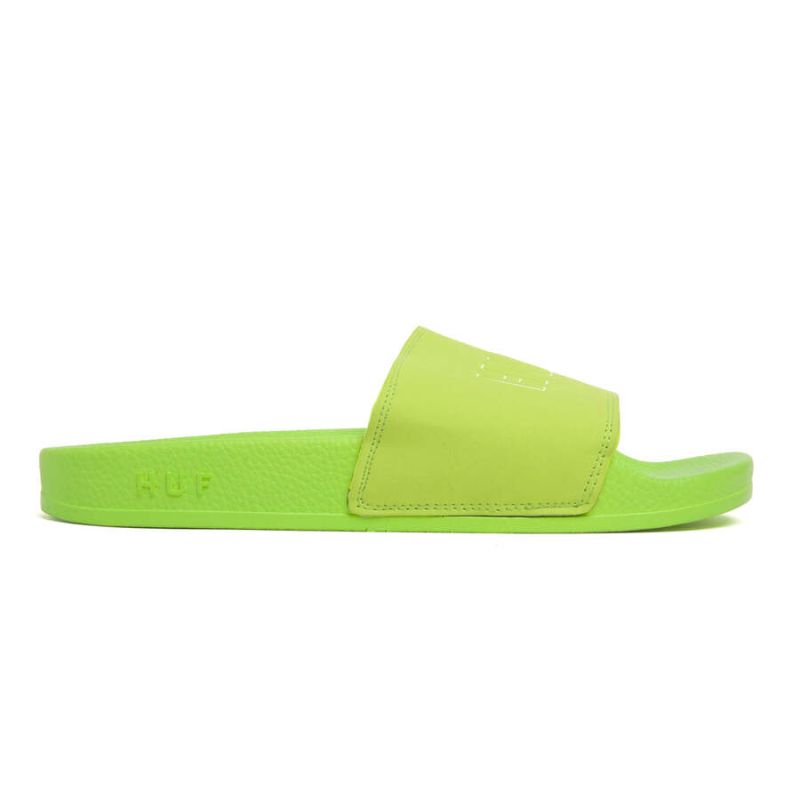 Шльопанці HUF FA22 OG logo slide green