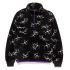 Кофта HUF FA22 Quake sherpa 1/4 zip black