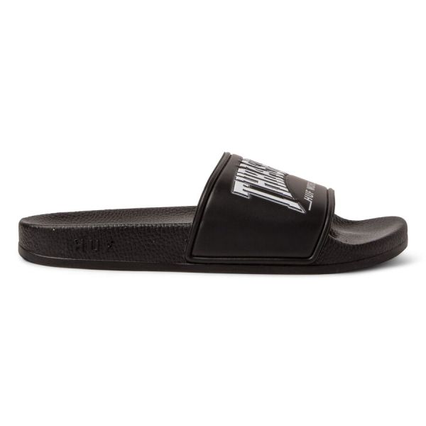 Шльопанці HUF Thrasher slides black