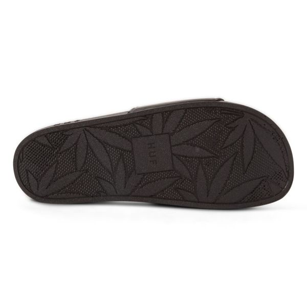 Шльопанці HUF Thrasher slides black