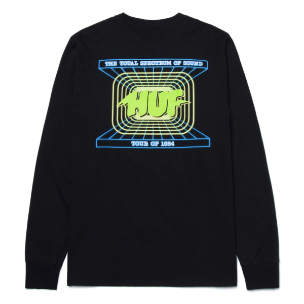Лонгслів HUF Total spectrum black
