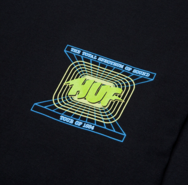 Лонгслів HUF Total spectrum black